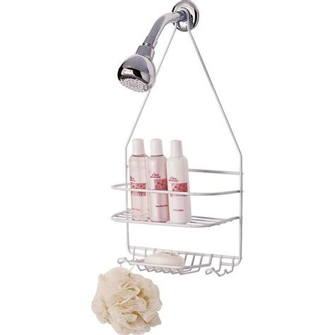 small hanging shower caddy|More.